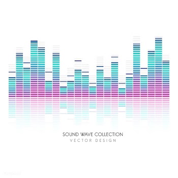 Sound wave equalizer vector design | Free stock vector - 524314