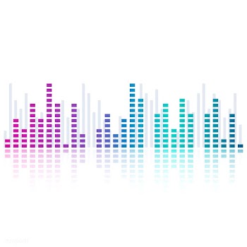 Sound wave equalizer vector design | Free stock vector - 524315