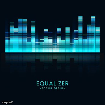 Sound wave equalizer vector design | Free stock vector - 524327
