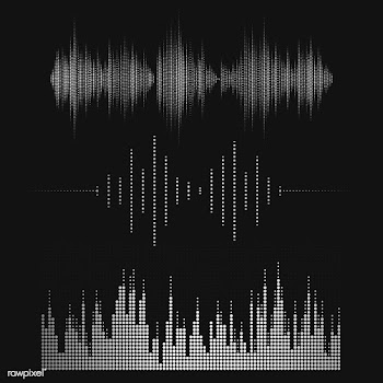 Sound wave equalizer vector design set | Free stock vector - 524347