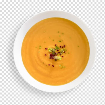 Soup in bowl, Squash soup Cream Gazpacho Bisque Leek soup, soup transparent background PNG clipart