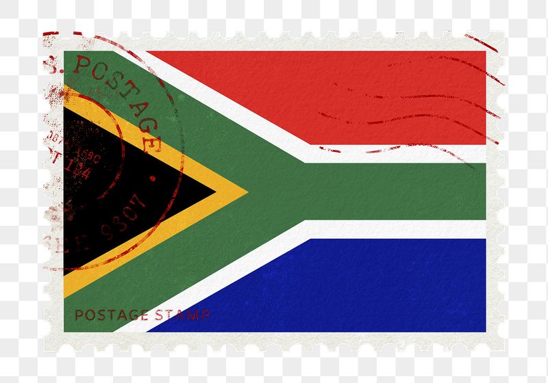 South Africa flag png post | Free PNG - rawpixel