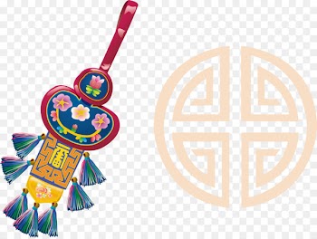 South Korea Chinese New Year Adobe Illustrator - China Wind festive small pendant vector 