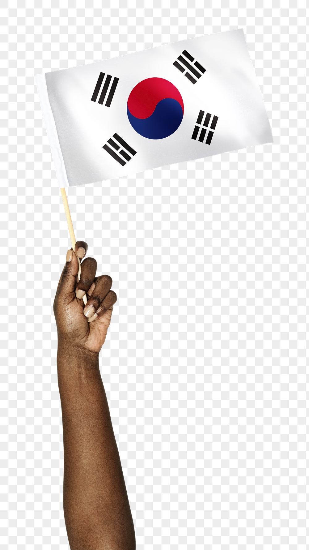 South Korea's flag png in black | Free PNG - rawpixel