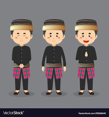 south sulawesi character with various expression