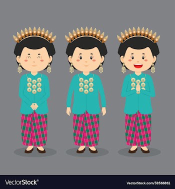 south sulawesi character with various expression