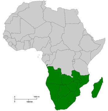 Southern Africa • Mapsof.net