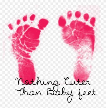 Southern Dreams Creations - Baby Feet Stamp Png