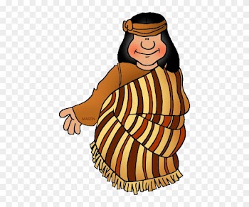 Southwest Pueblo Man - Pueblo Indian Clipart