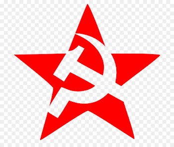 Soviet Union Hammer and sickle Red star Communism - fines vector 