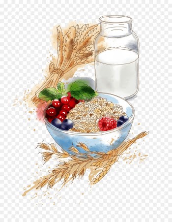Soy milk Oat Image Fruit - aveia design element 