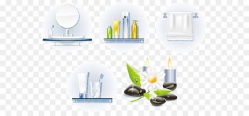 Spa Clip art - Bath bath supplies series 