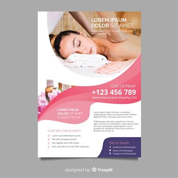 Spa flyer template