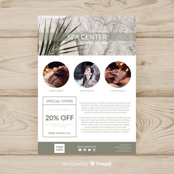 Spa flyer template