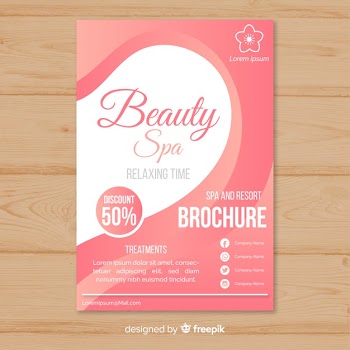 Spa flyer template