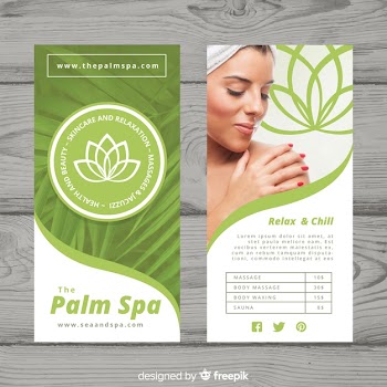 Spa flyer template