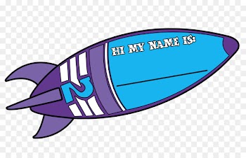 Space Age Spacecraft Name tag Outer space Clip art - Spaceship Pictures For Kids 