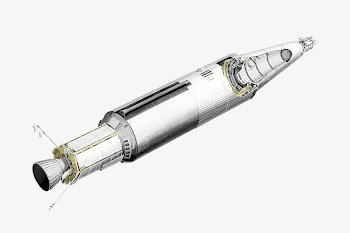 Space aircraft, isolated galaxy illustration | Free PSD - rawpixel