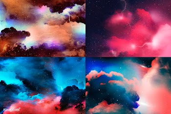 Space galaxy background | Free stock vector - 681222