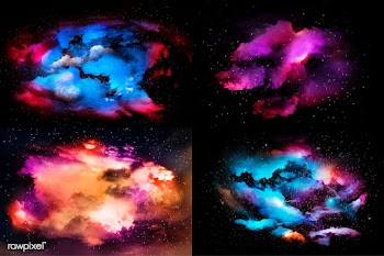 Space galaxy background | Free stock vector - 681223