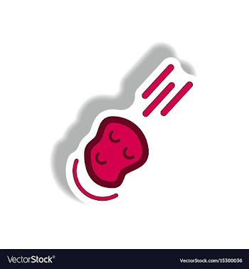 Space meteorite falling vector image