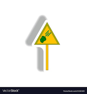 Space meteorite sign vector image