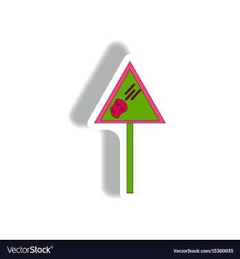Space meteorite sign vector image