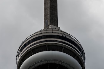 Space Needle Tower in close up photo