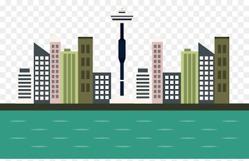 Space Needle Vector graphics Illustration Silhouette Skyline - cidade 