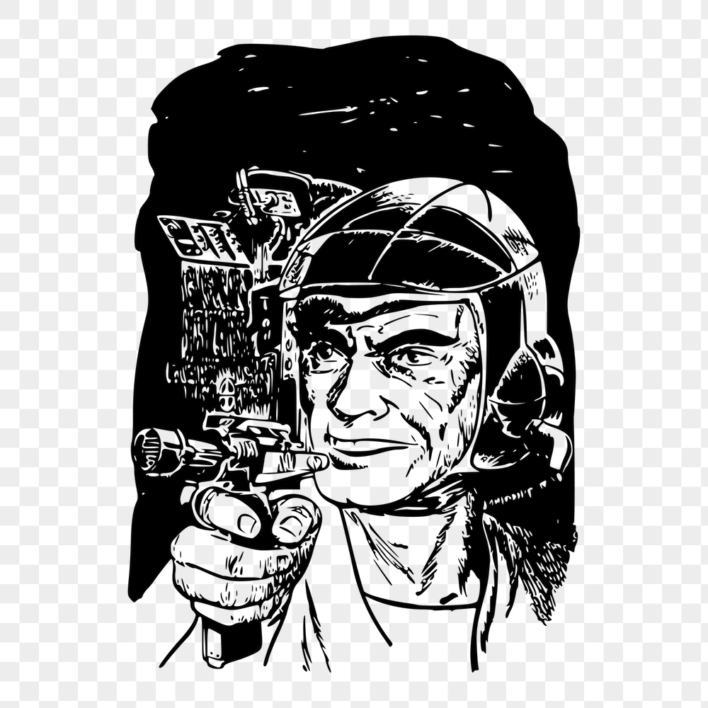 Space police png sticker, sci-fi | Free PNG - rawpixel