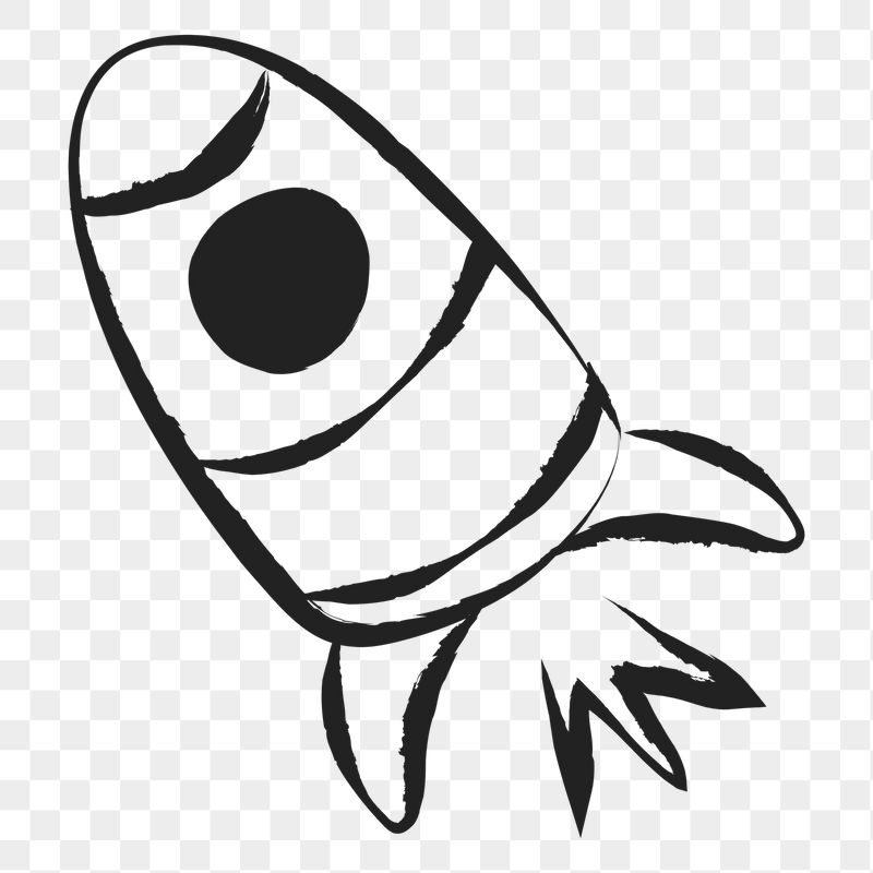 Space rocket png sticker, cute | Free PNG Illustration - rawpixel
