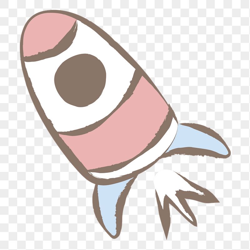 Space rocket png sticker, pastel | Free PNG Illustration - rawpixel