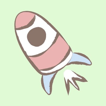 Space rocket sticker, pastel doodle | Free Vector Illustration - rawpixel