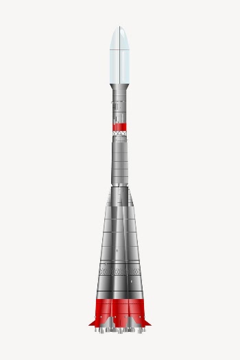 Space rocket sticker, vehicle illustration | Free PSD - rawpixel