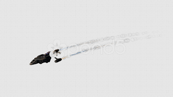 Spacefighter Spaceship flyby on transparent background ~ Video ...