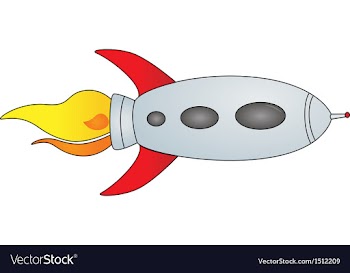 Spaceship Cartoon vector image