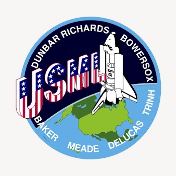 Spaceship launch badge clipart, collage | Free PSD - rawpixel