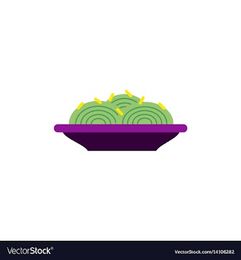 Spaghetti alla carbonara traditional italian dish vector image