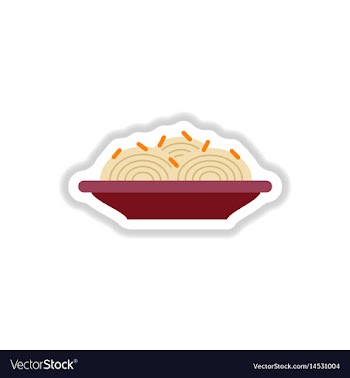 Spaghetti alla carbonara traditional italian dish vector image