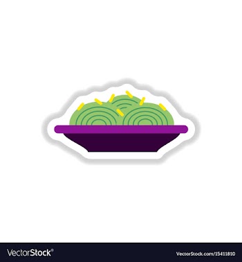 Spaghetti alla carbonara traditional italian dish vector image