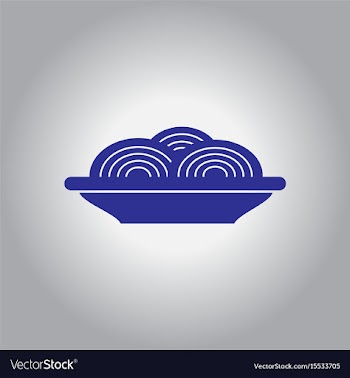 Spaghetti alla carbonara traditional italian dish vector image