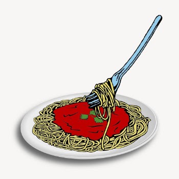 Spaghetti collage element, food illustration | Free Vector - rawpixel