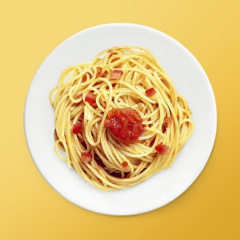 Spaghetti on a plate, food | Free PSD - rawpixel