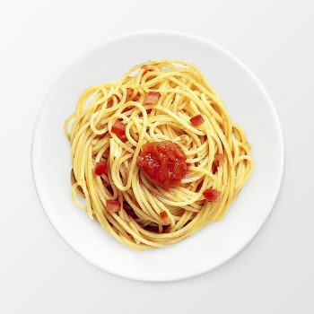 Spaghetti on a plate, food | Free PSD - rawpixel