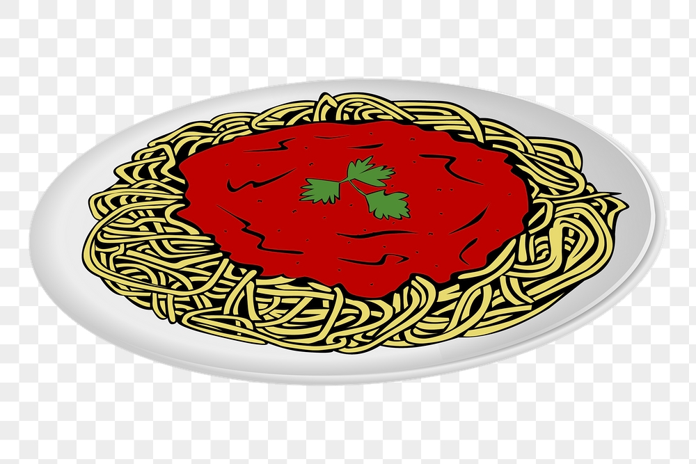 Spaghetti png sticker food illustration, | Free PNG - rawpixel