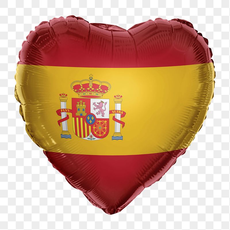 Spain flag png balloon on transparent | Free PNG - rawpixel