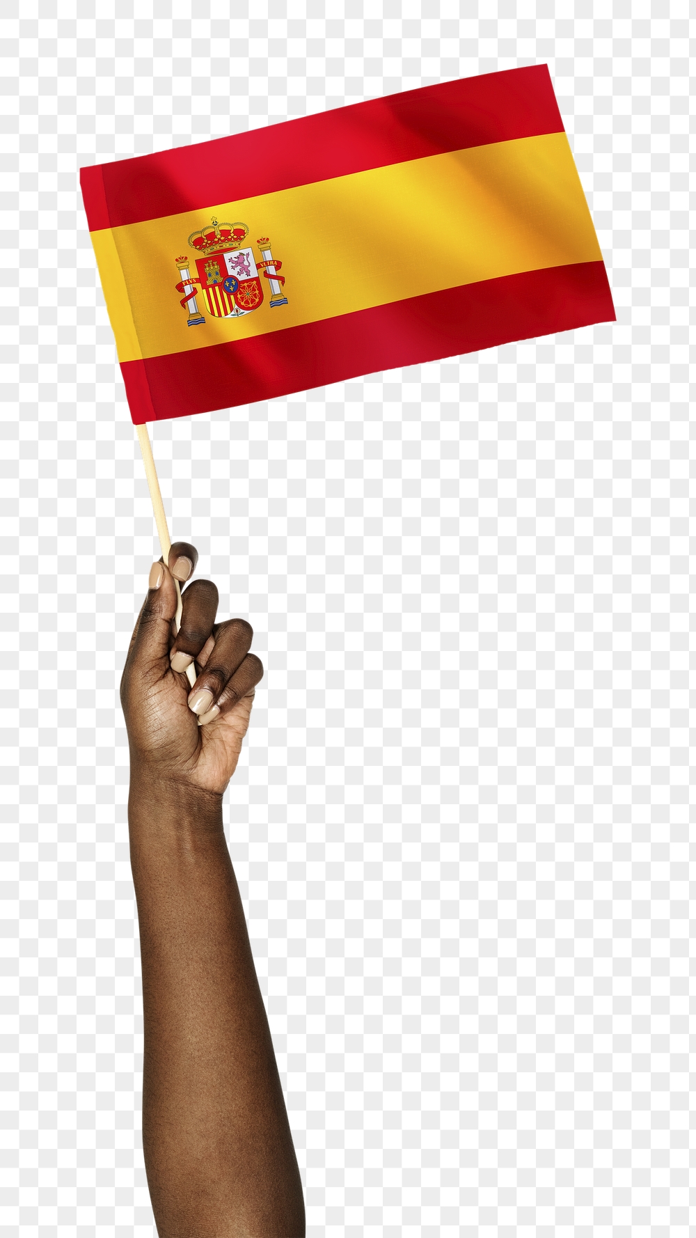 Spain's flag png in black | Free PNG - rawpixel