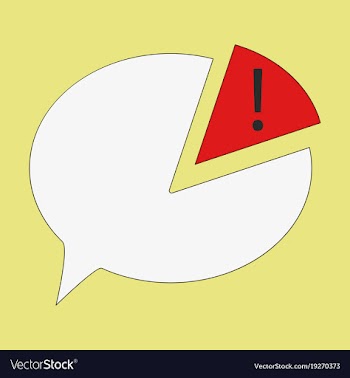 Spam email warning concept of virus piracy vector image