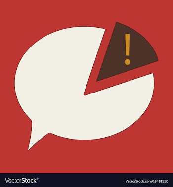 Spam email warning concept of virus piracy vector image