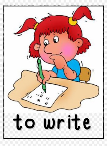Spanish Verb Clipart - Clip Art Action Words